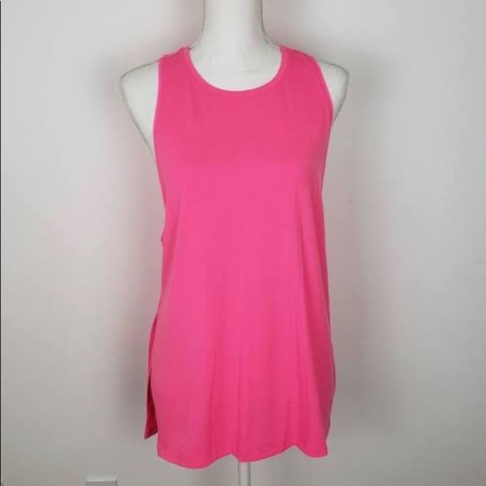 Pink tank top M athleta